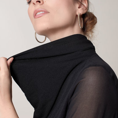 [Cadisa] CLASH HOOP LARGE EARRINGS