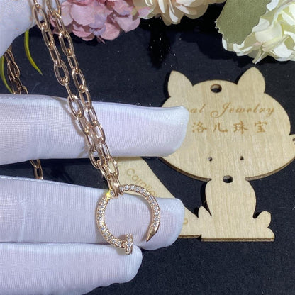 [Cadisa] JUSTE NECKLACE FULL DIAMONDS