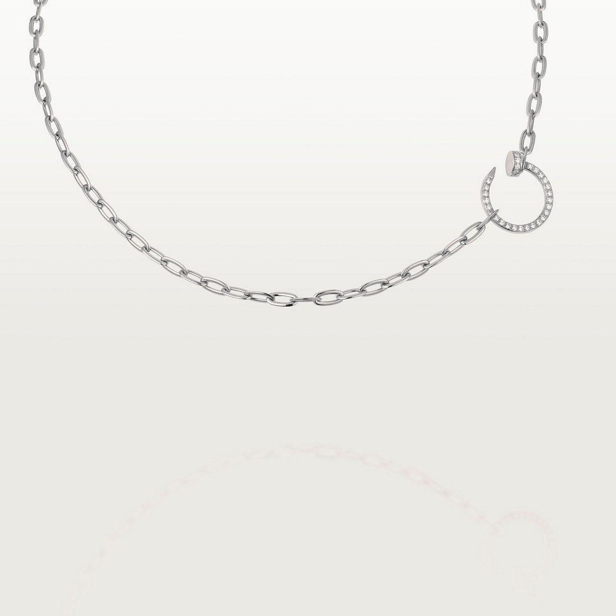 [Cadisa] JUSTE NECKLACE FULL DIAMONDS
