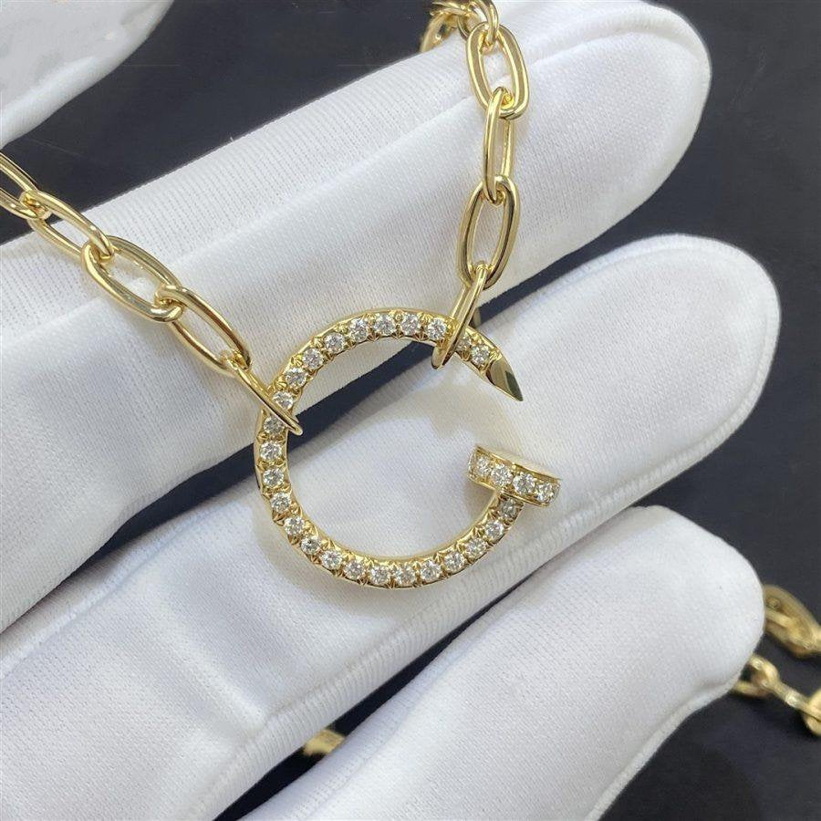 [Cadisa] JUSTE NECKLACE FULL DIAMONDS