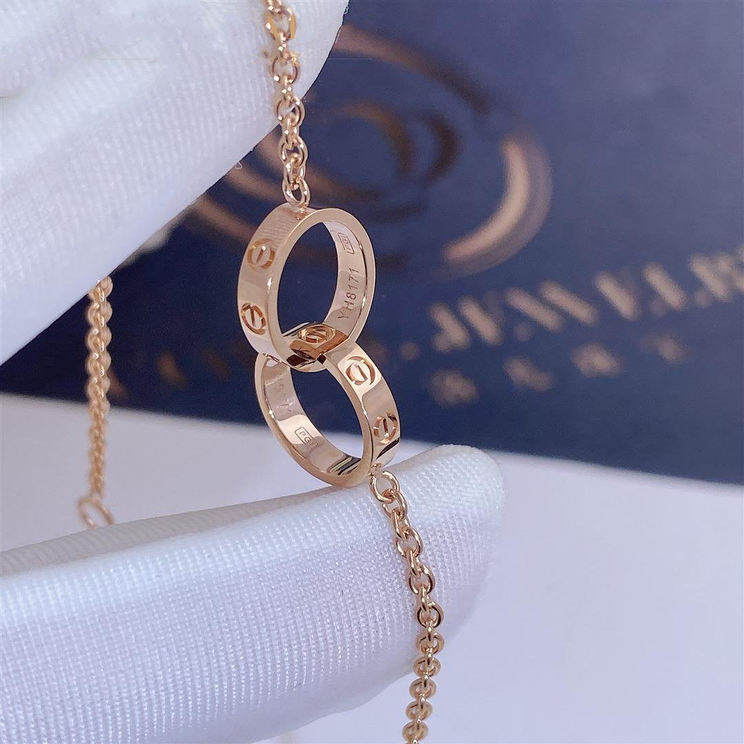 [Cadisa] LOVE BRACELET DOUBLE RING