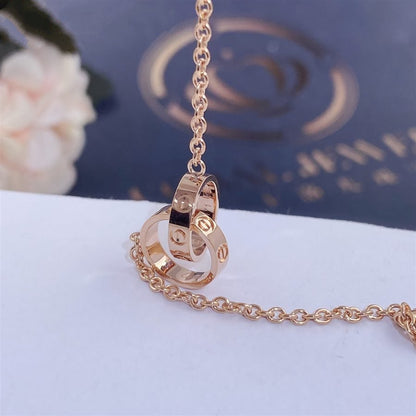 [Cadisa] LOVE BRACELET DOUBLE RING