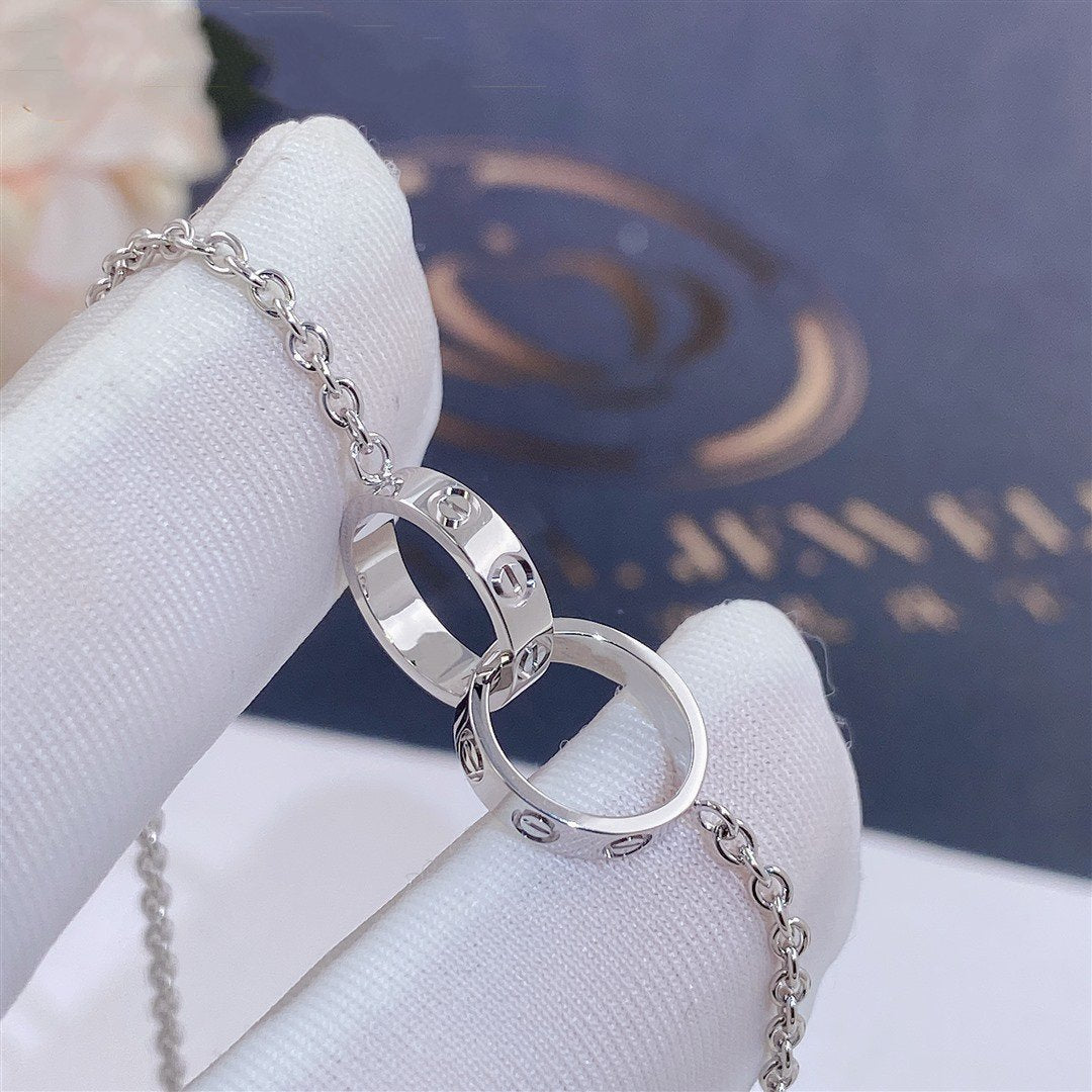 [Cadisa] LOVE BRACELET DOUBLE RING