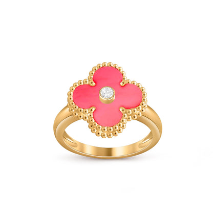 [Cadisa]CLOVER DIAMOND RING GOLD COLLECTION