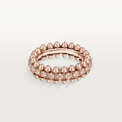 [Cadisa] CLASH 6.4MM SMALL FULL DIAMOND RING