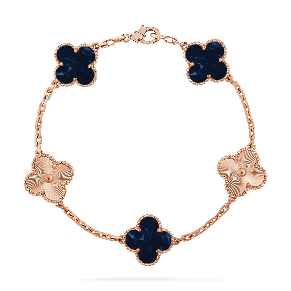 [Cadisa]CLOVER 5 MOTIF PIETERSITE BRACELET COLLECTION