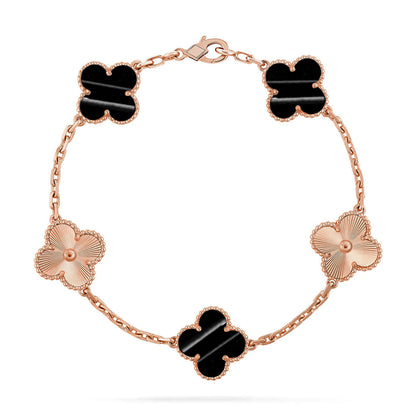[Cadisa] CLOVER 5 MOTIF PULSAR STONE BRACELET COLLECTION