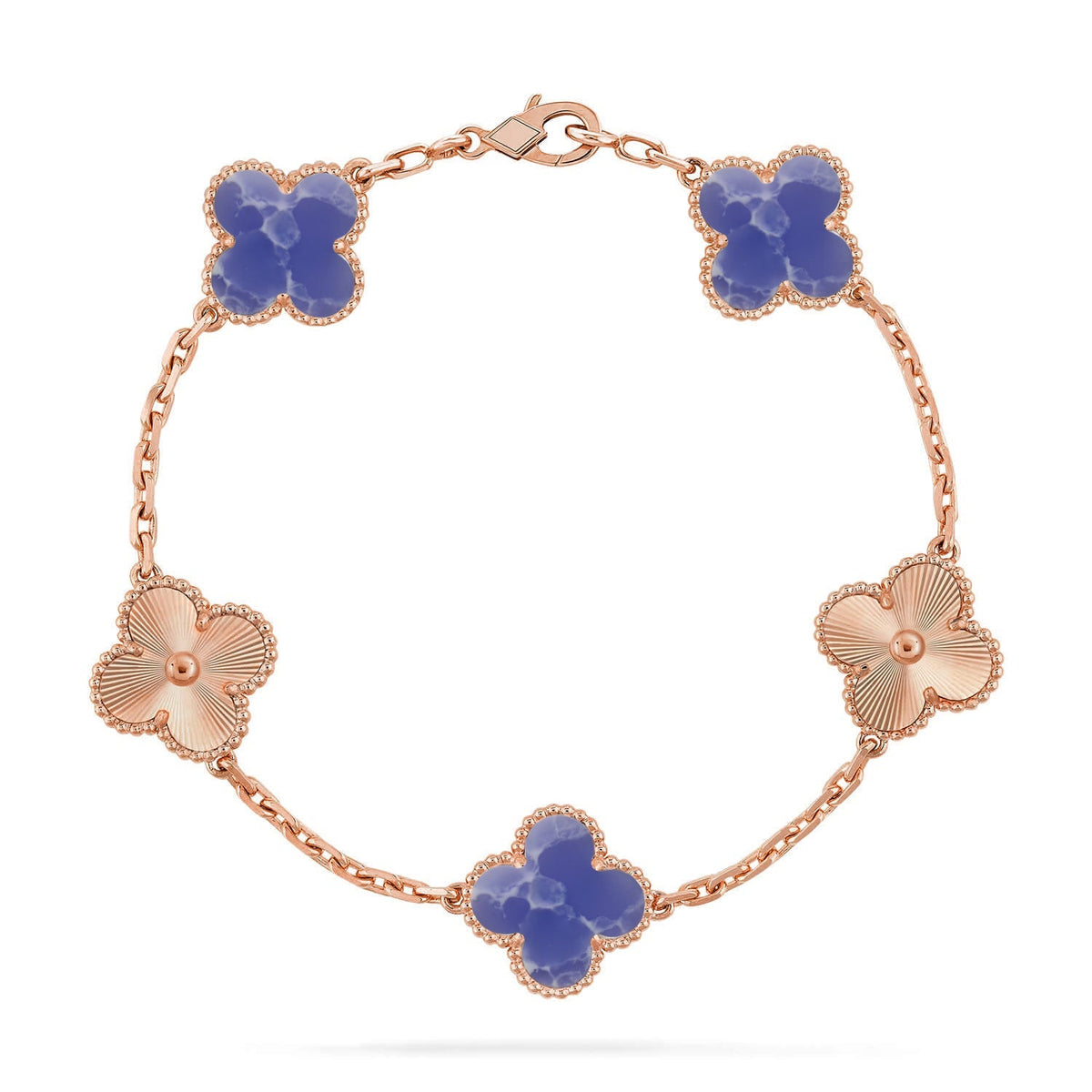 [Cadisa]CLOVER 5 MOTIF BLUE VEINS BRACELET COLLECTION