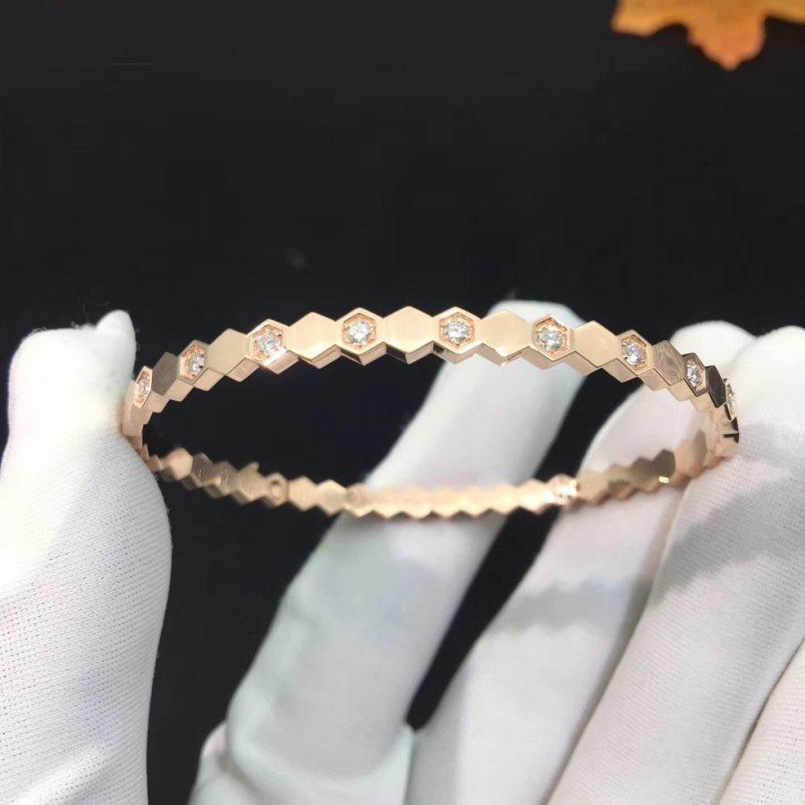 [Cadisa]BEE LOVE PINK GOLD DIAMOND BRACELET
