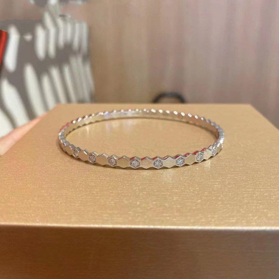 [Cadisa]BEE LOVE SILVER DIAMOND BRACELET