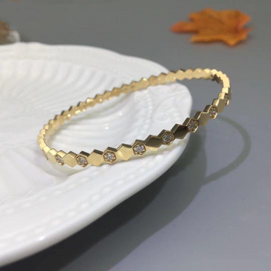 [Cadisa]BEE LOVE GOLD DIAMOND BRACELET