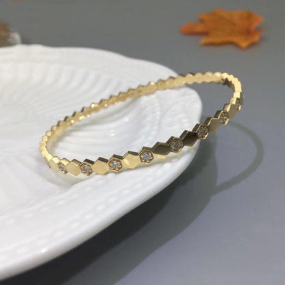 [Cadisa]BEE LOVE GOLD DIAMOND BRACELET