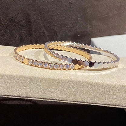 [Cadisa]BEE LOVE GOLD BRACELET FULL DIAMOND