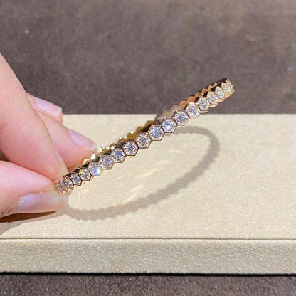 [Cadisa]BEE LOVE GOLD BRACELET FULL DIAMOND