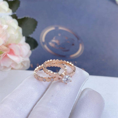 [Cadisa]BEE LOVE RING PINK GOLD DIAMOND