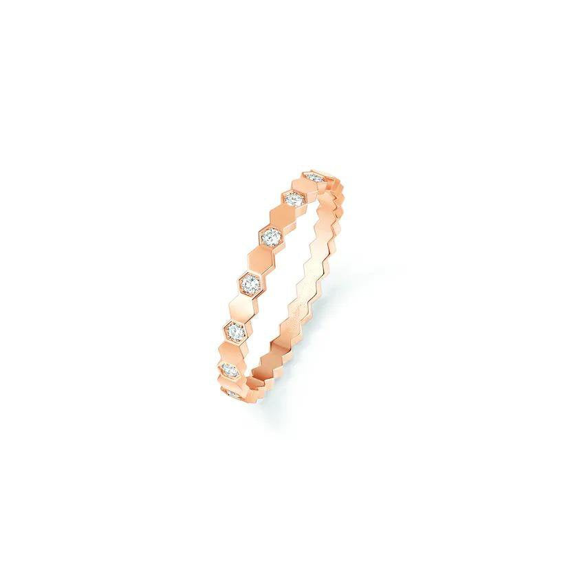 [Cadisa]BEE LOVE RING PINK GOLD DIAMOND