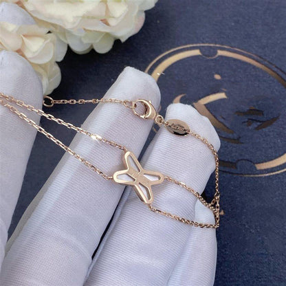 [Cadisa]JEUX BRACELET WHITE MOP PINK GOLD 1 DIAMOND