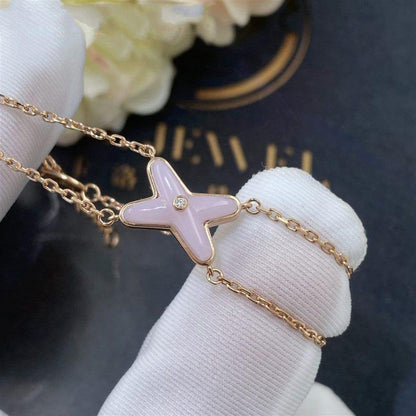 [Cadisa]JEUX BRACELET PINK MOP PINK GOLD 1 DIAMOND