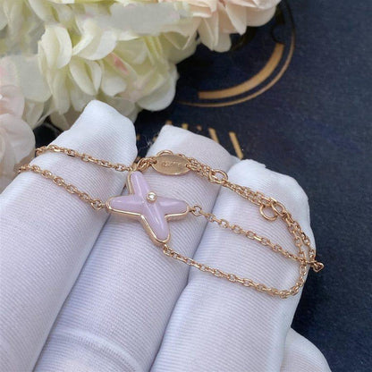[Cadisa]JEUX BRACELET PINK MOP PINK GOLD 1 DIAMOND