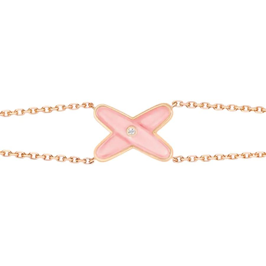 [Cadisa]JEUX BRACELET PINK MOP PINK GOLD 1 DIAMOND