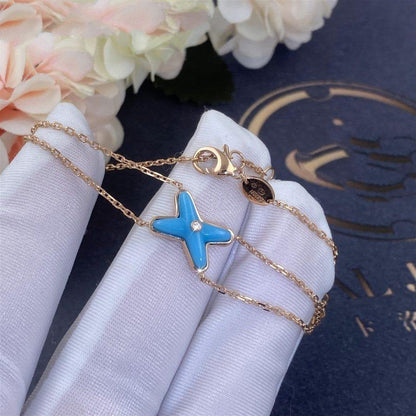 [Cadisa]JEUX BRACELET TURQUOISE PINK GOLD 1 DIAMOND