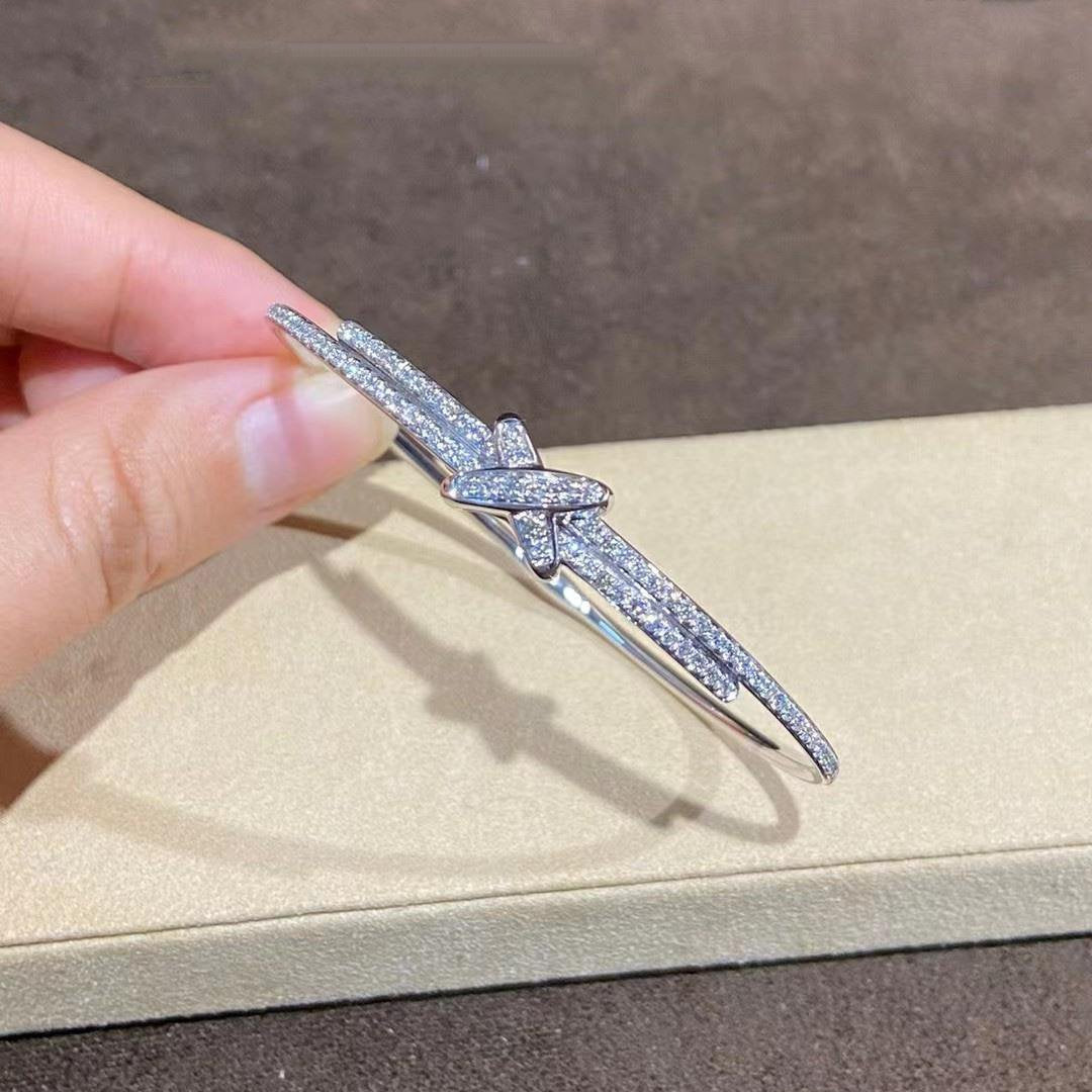 [Cadisa]JEUX DE BRACELET DIAMONDS SILVER