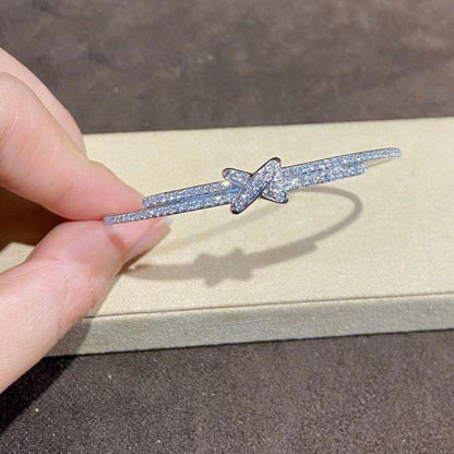 [Cadisa]JEUX DE BRACELET DIAMONDS SILVER