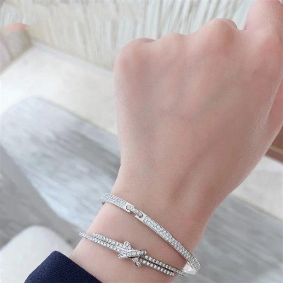 [Cadisa]JEUX DE BRACELET DIAMONDS SILVER