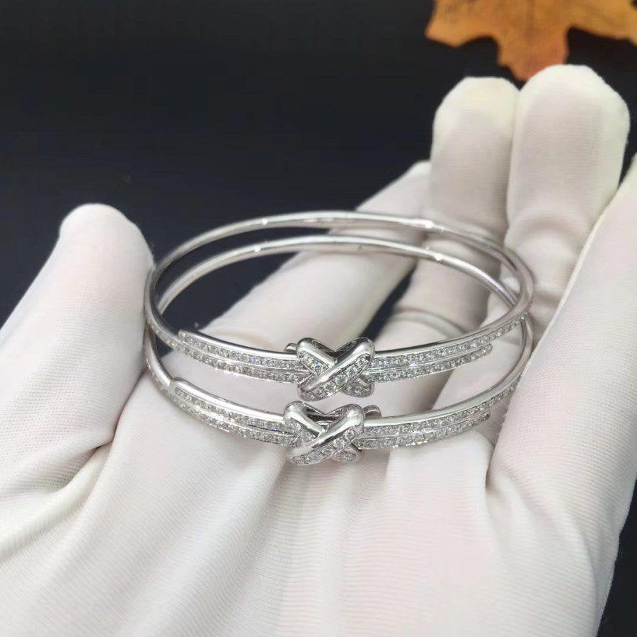 [Cadisa]JEUX DE BRACELET DIAMONDS SILVER