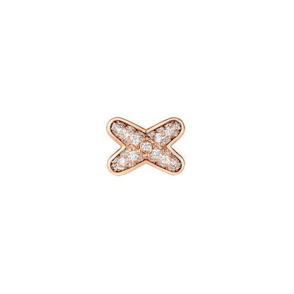 [Cadisa]JEUX DE PINK GOLD DIAMOND EARRINGS