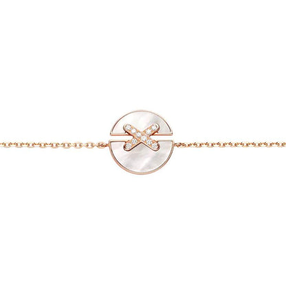 [Cadisa]JEUX DE BRACELET MOP PINK GOLD DIAMONDS