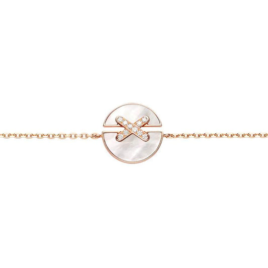 [Cadisa]JEUX DE BRACELET MOP PINK GOLD DIAMONDS