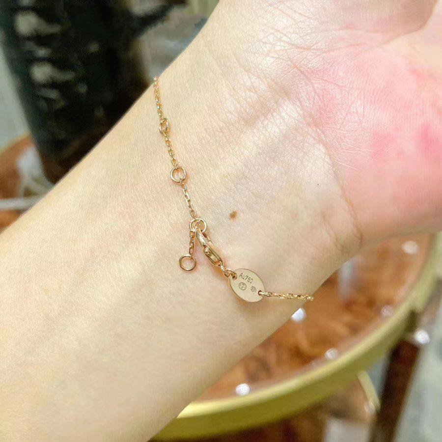 [Cadisa]JEUX DE BRACELET MOP PINK GOLD DIAMONDS