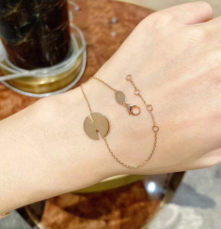 [Cadisa]JEUX DE BRACELET MOP PINK GOLD DIAMONDS