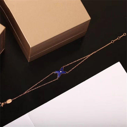 [Cadisa]Hollow Design Four-Leaf Clover Flower Shape Ring