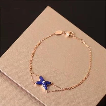 [Cadisa]Hollow Design Four-Leaf Clover Flower Shape Ring