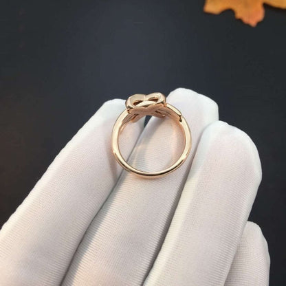 [Cadisa]JEUX DE PINK GOLD DIAMOND RING