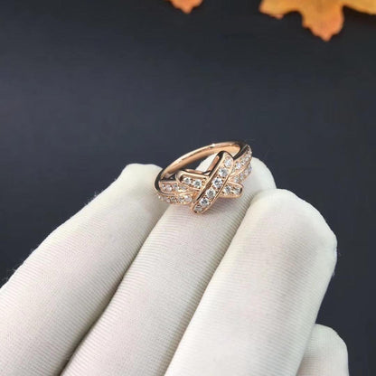[Cadisa]JEUX DE RING PINK GOLD DIAMOND