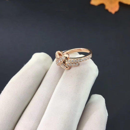 [Cadisa]JEUX DE RING PINK GOLD DIAMOND