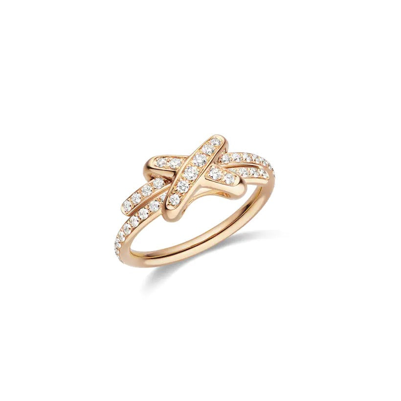 [Cadisa]JEUX DE RING PINK GOLD DIAMOND