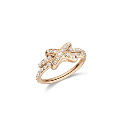 [Cadisa]JEUX DE RING PINK GOLD DIAMOND