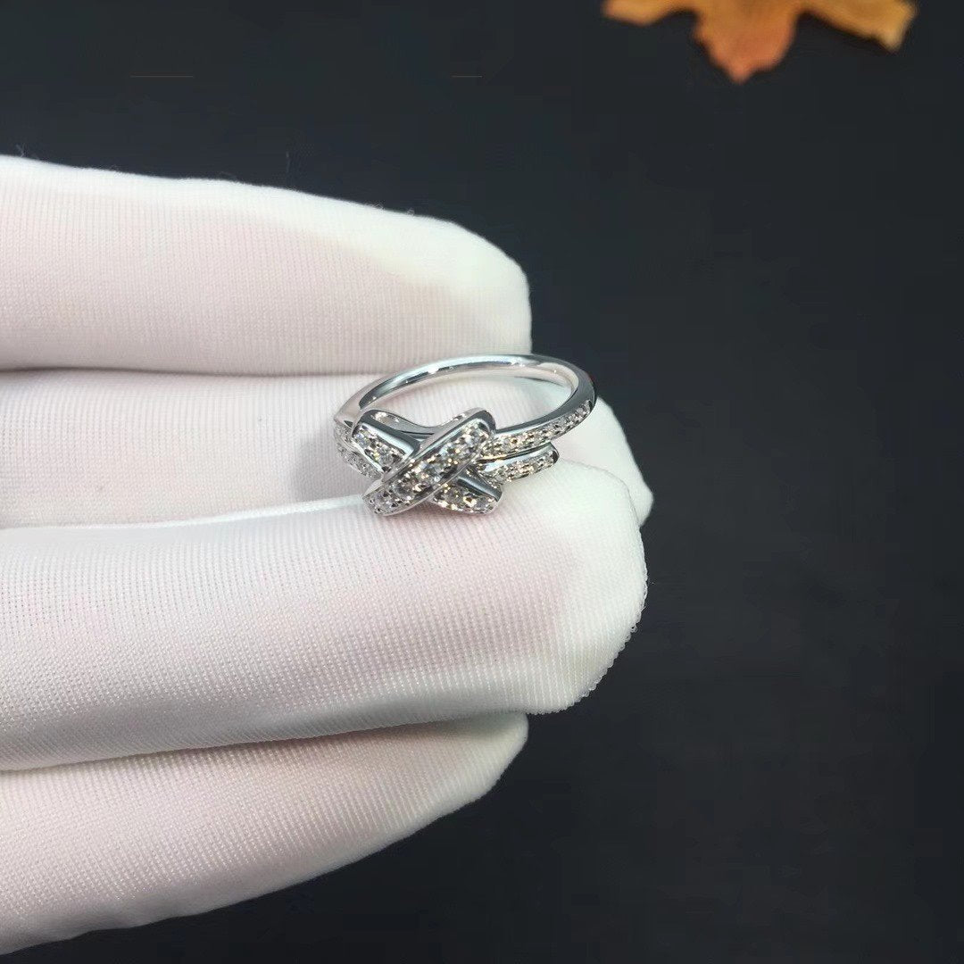 [Cadisa]JEUX DE SILVER DIAMOND RING