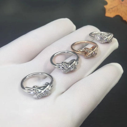 [Cadisa]JEUX DE SILVER DIAMOND RING