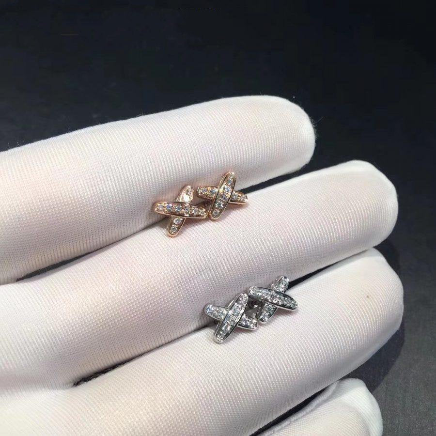 [Cadisa]JEUX DE DIAMOND EARRINGS
