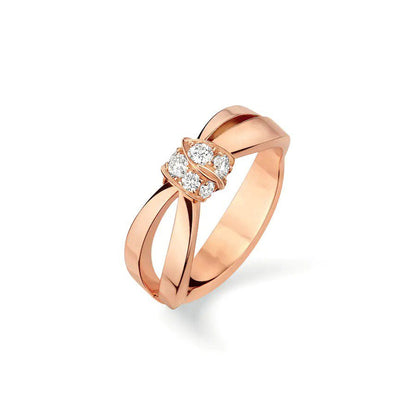 [Cadisa]LIENS RING PINK GOLD DIAMOND