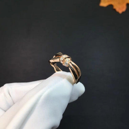 [Cadisa]LIENS RING PINK GOLD DIAMOND