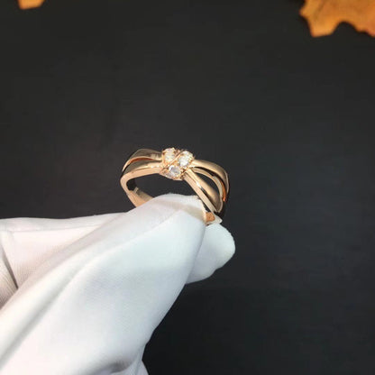 [Cadisa]LIENS RING PINK GOLD DIAMOND