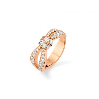 [Cadisa]LIENS PINK GOLD DIAMOND RING