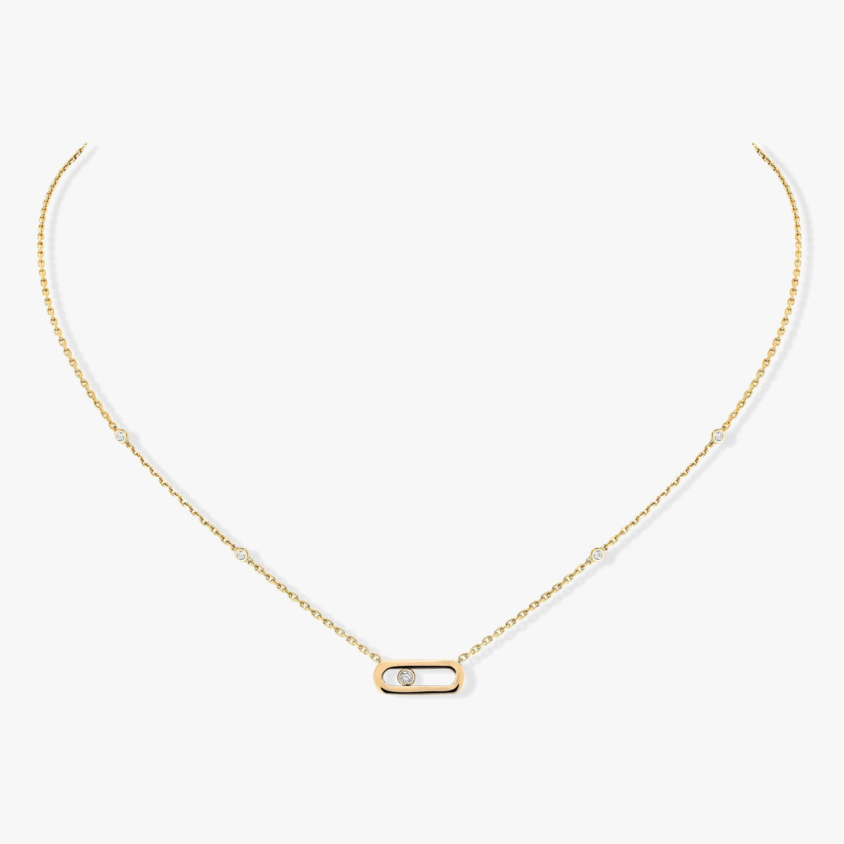 [Cadisa]MOVE UNO DIAMOND NECKLACE