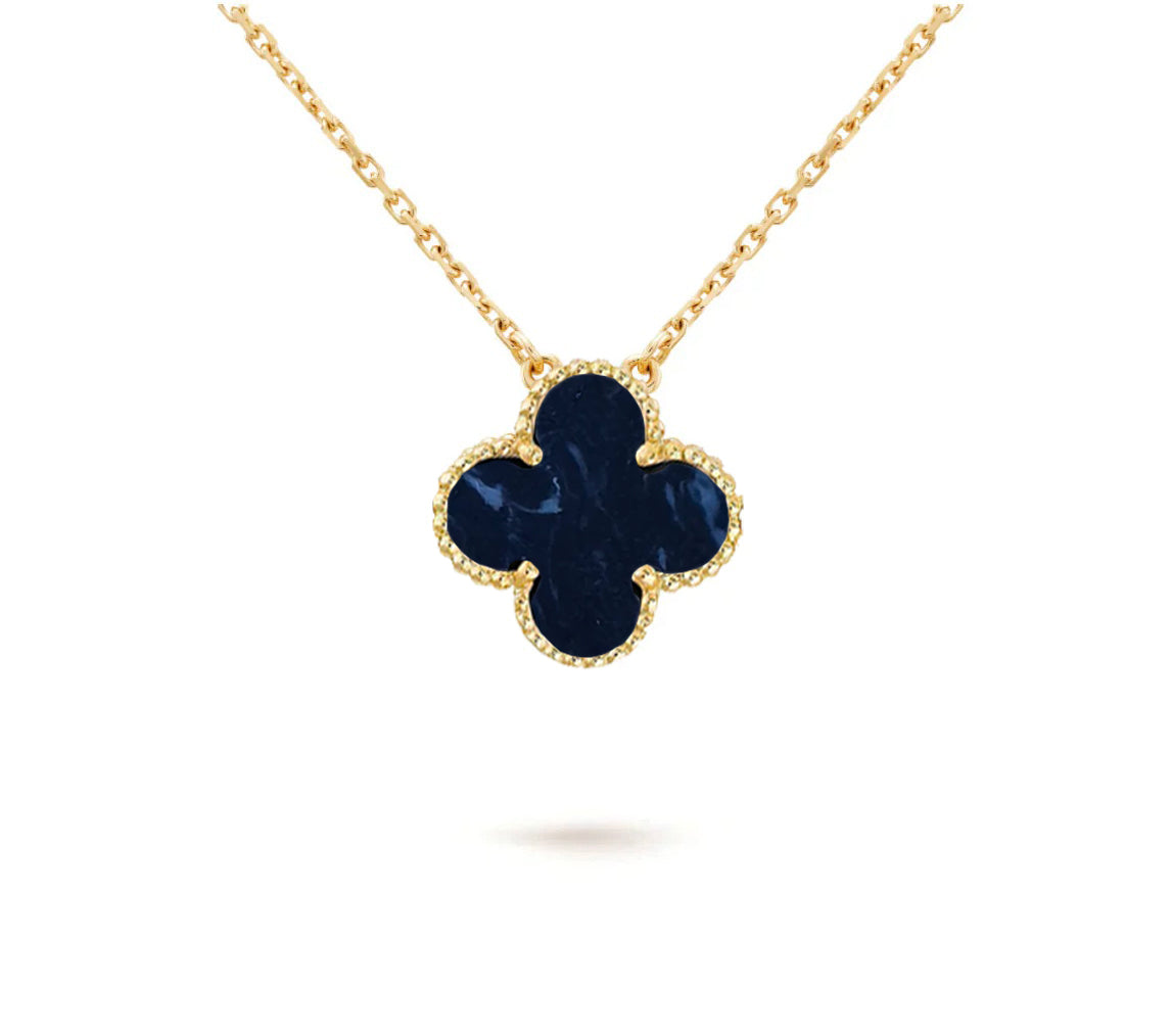[Cadisa]CLOVER 15MM SINGLE FLOWER NECKLACE COLLECTION
